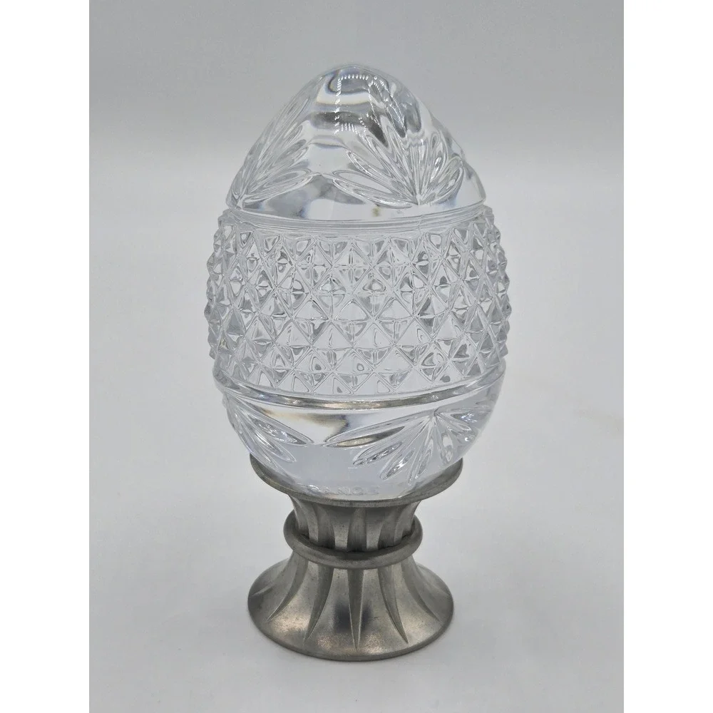 1993 AVON Majestic 24% Lead Crystal‎ Egg Paperweight